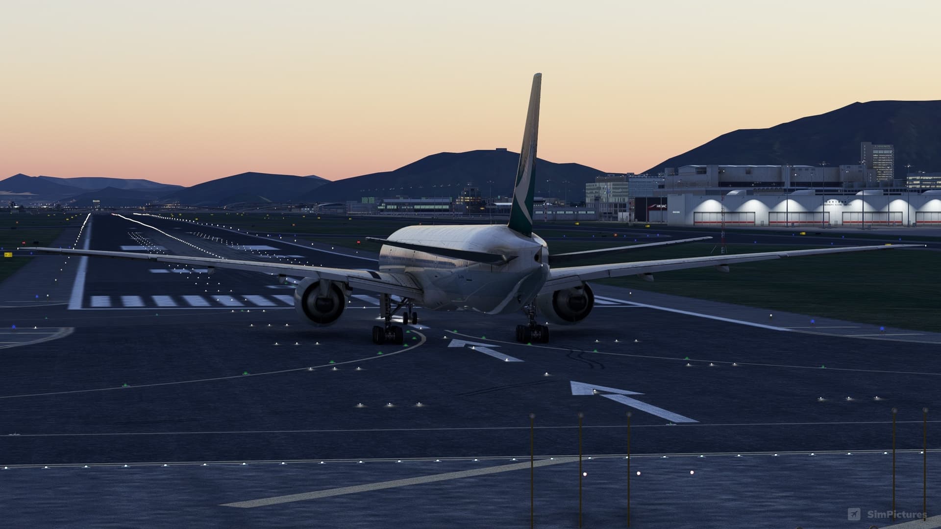 Taking off from Hong Kong International Airport (VHHH)