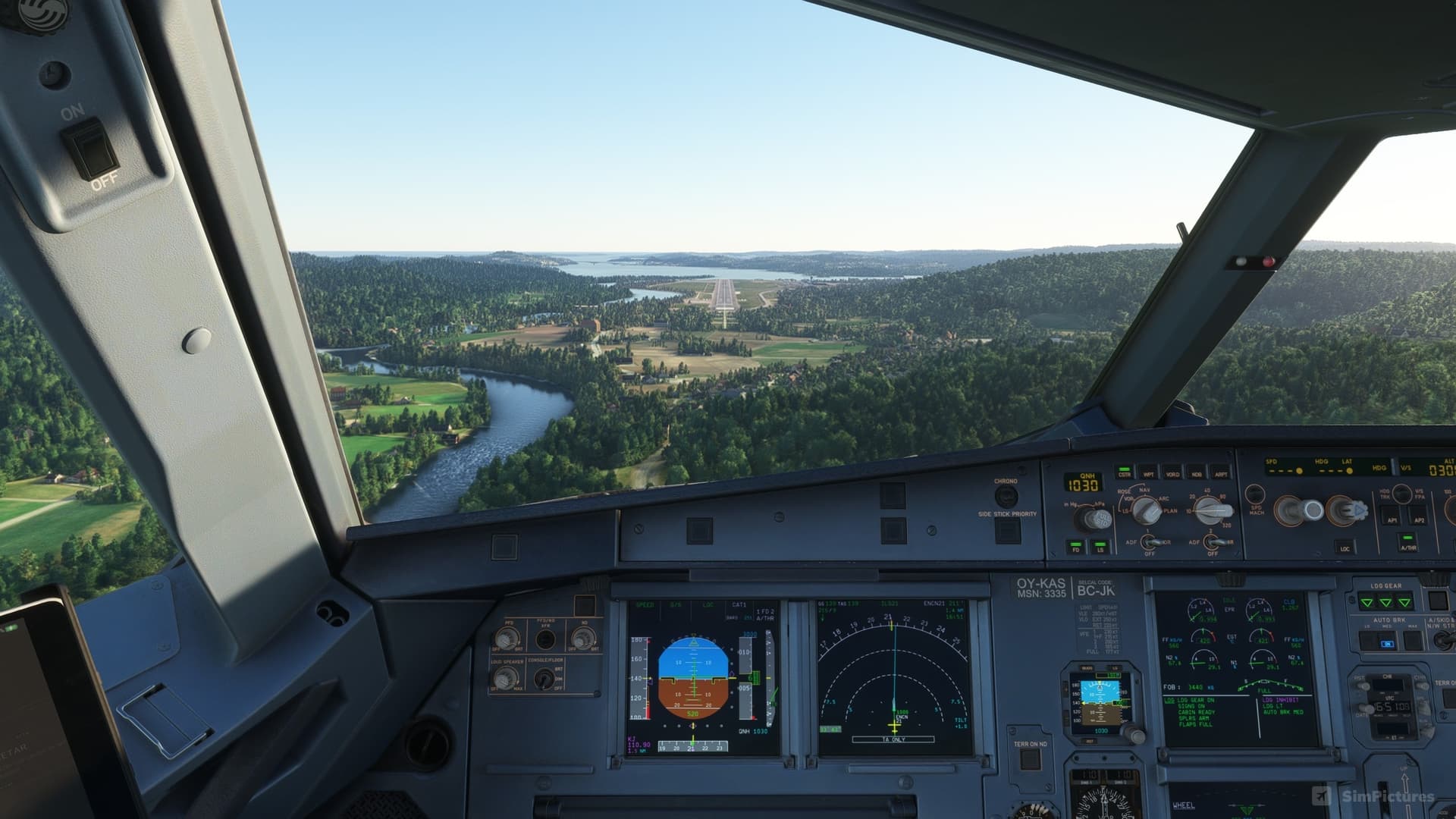 Approaching into Kristiansand Airport, Kjevik (ENCN)